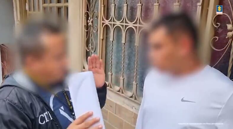 El procesado fue capturado en el barrio Suba Rincón de Bogotá por integrantes del Cuerpo Técnico de Investigación (CTI).