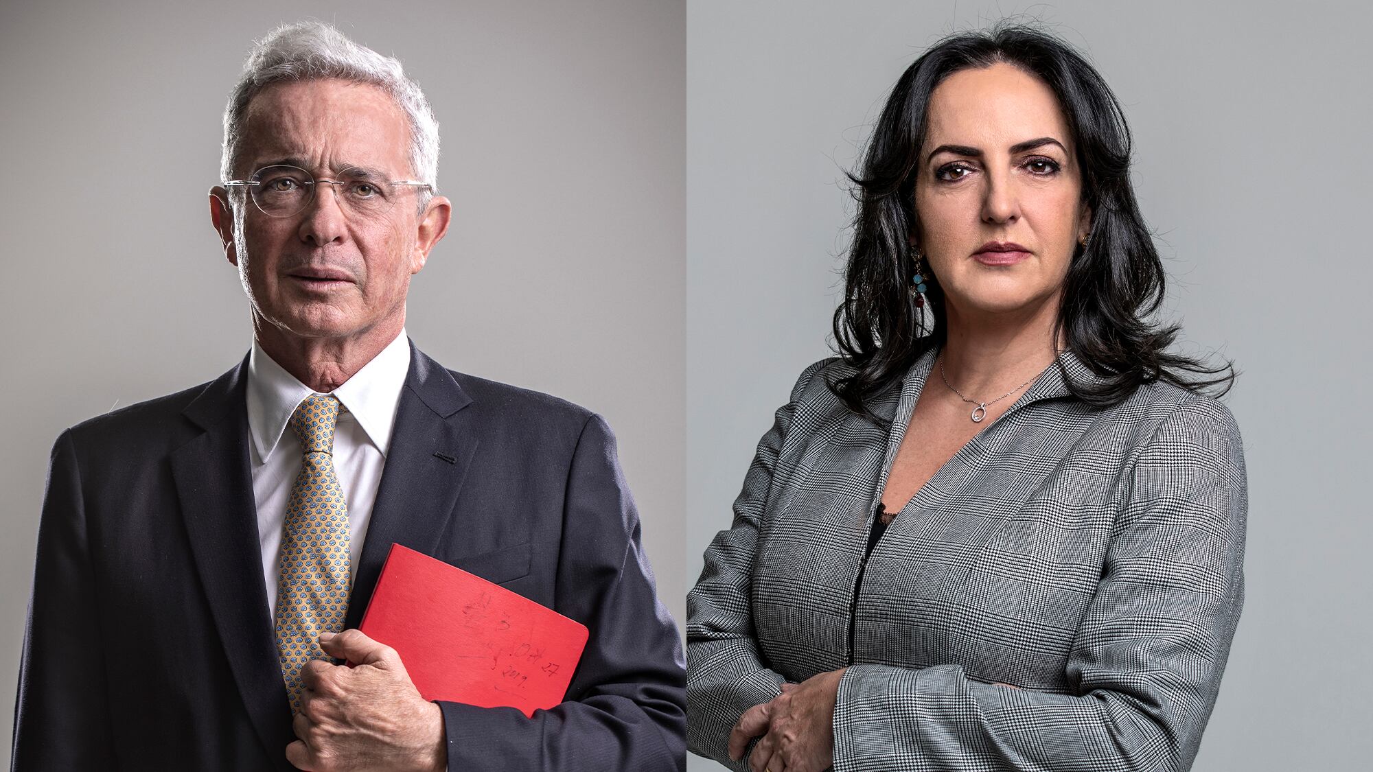 Maria Fernanda Cabal y Álvaro Uribe Vélez. 