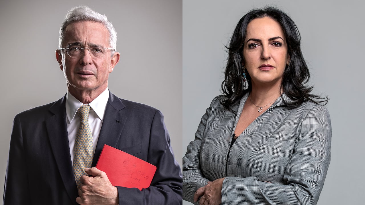Maria Fernanda Cabal y Álvaro Uribe Vélez.