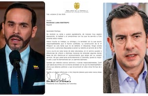 Abelardo De La Espriella respondió la carta de renuncia de Rodrigo Lara Restrepo.
