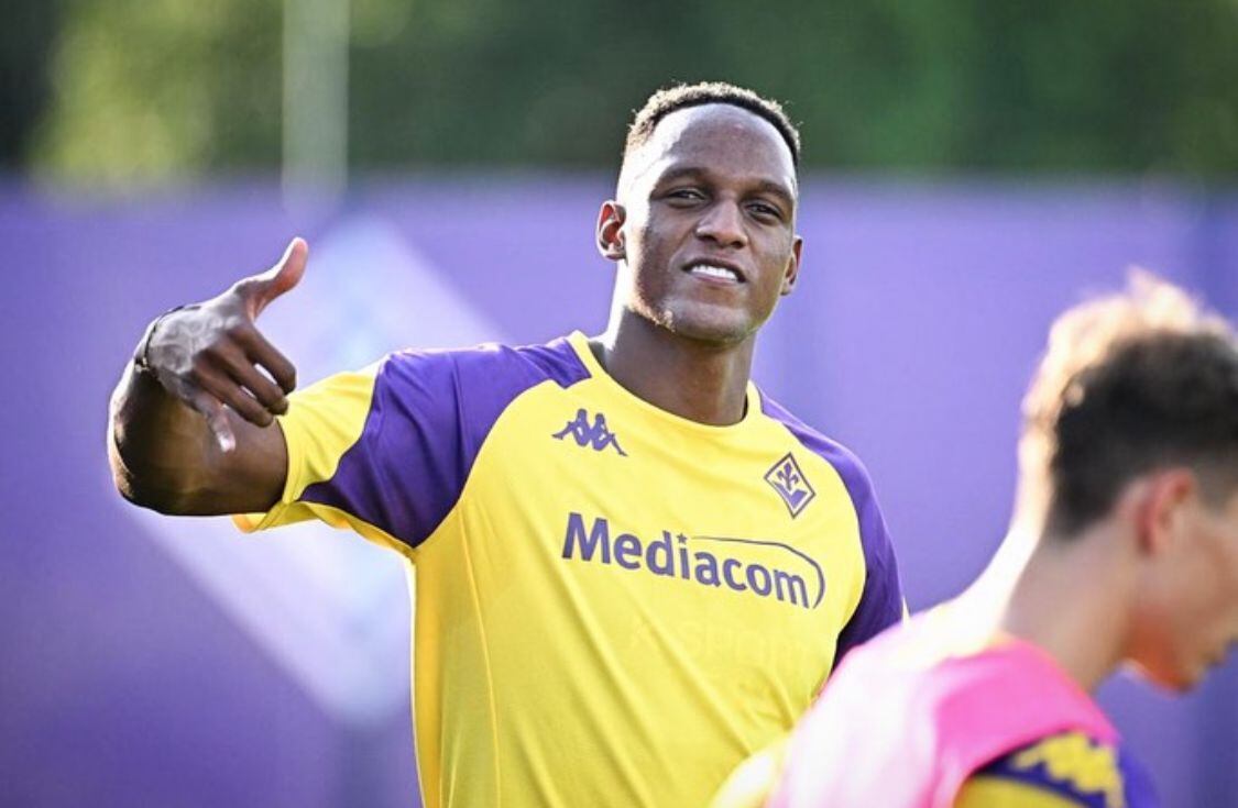 Yerry Mina en la Fiorentina
