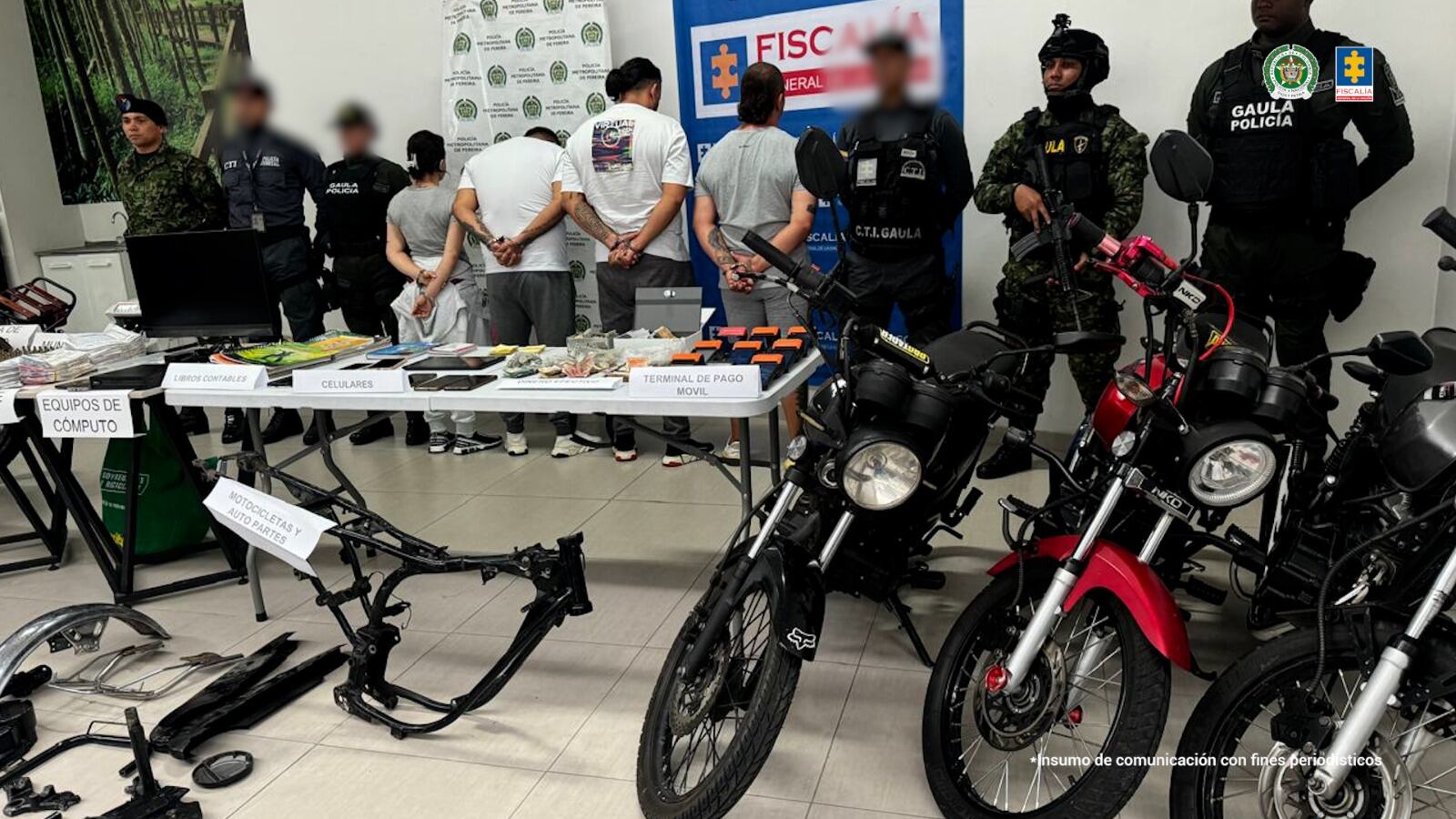 Préstamos al 200 % de interés, así funcionaba una red dedicada al “gota a gota” en más de tres departamentos