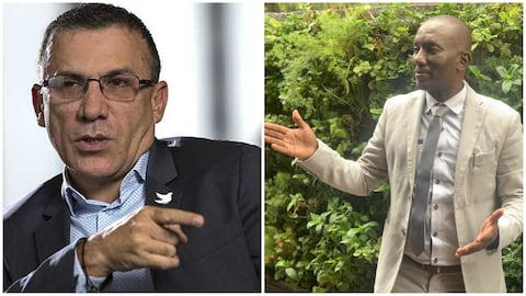 El senador Roy Barreras y Paulino Riascos, director del Partido ADA