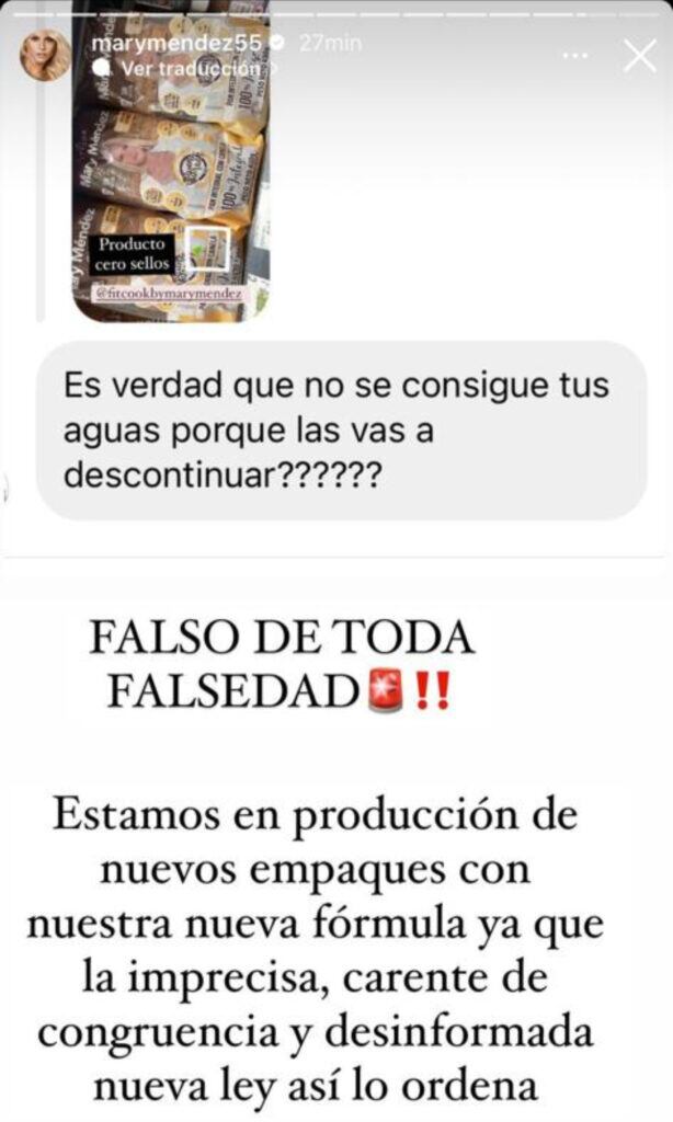 Foto: Instagram @marymendez55.