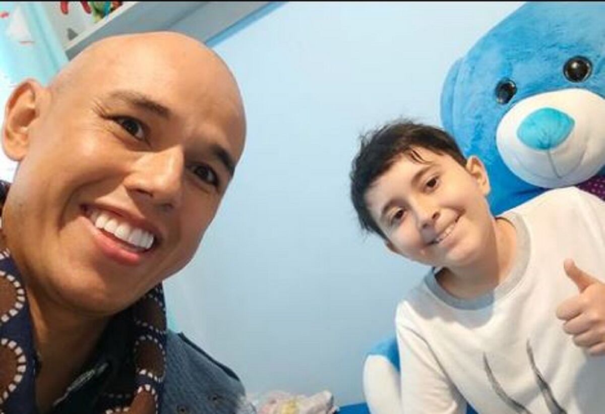 Diego Guauque entabló una linda amistad con Thomas