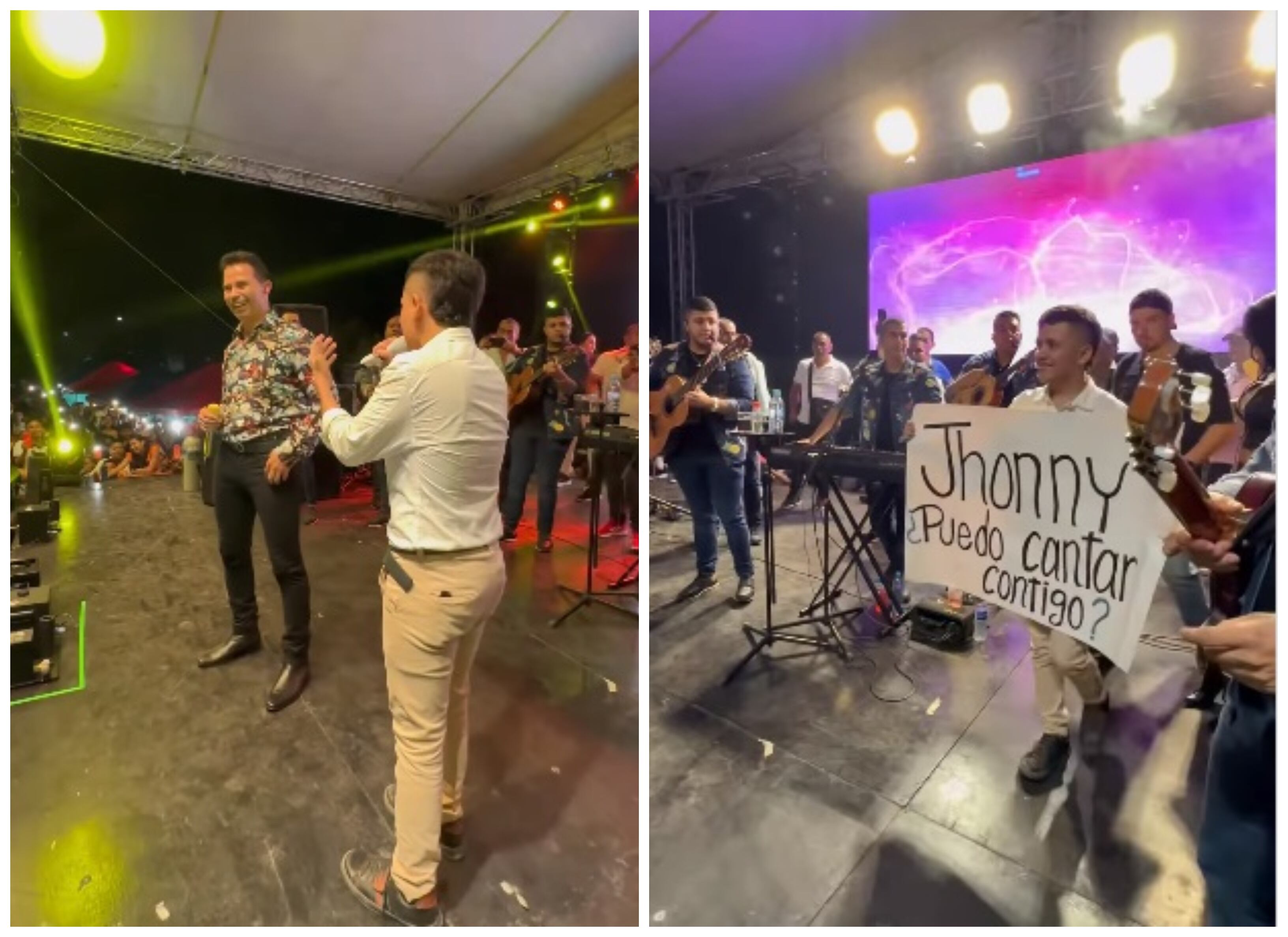 Jhonny Rivera sorprendió a seguidor con tremendo detalle durante un concierto.