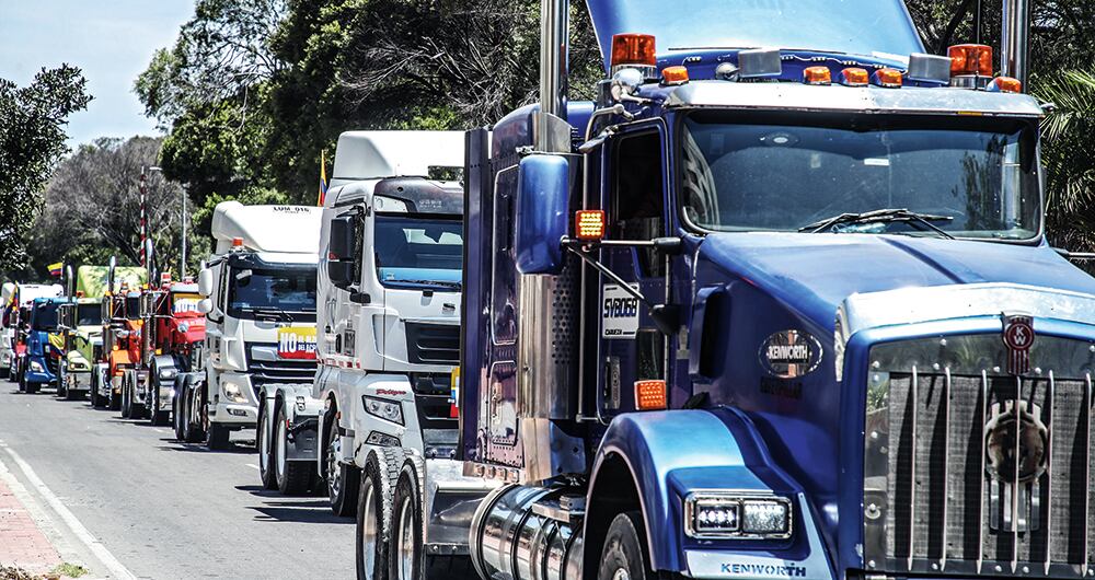    Miles de camiones participaron en las jornadas de protesta. Las pérdidas para la economía fueron billonarias.