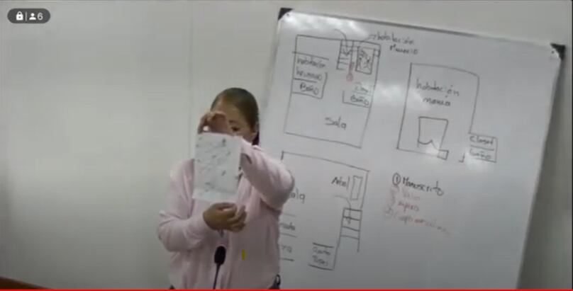 Carta que dejó Mauricio Leal fue expuesta en el juicio.