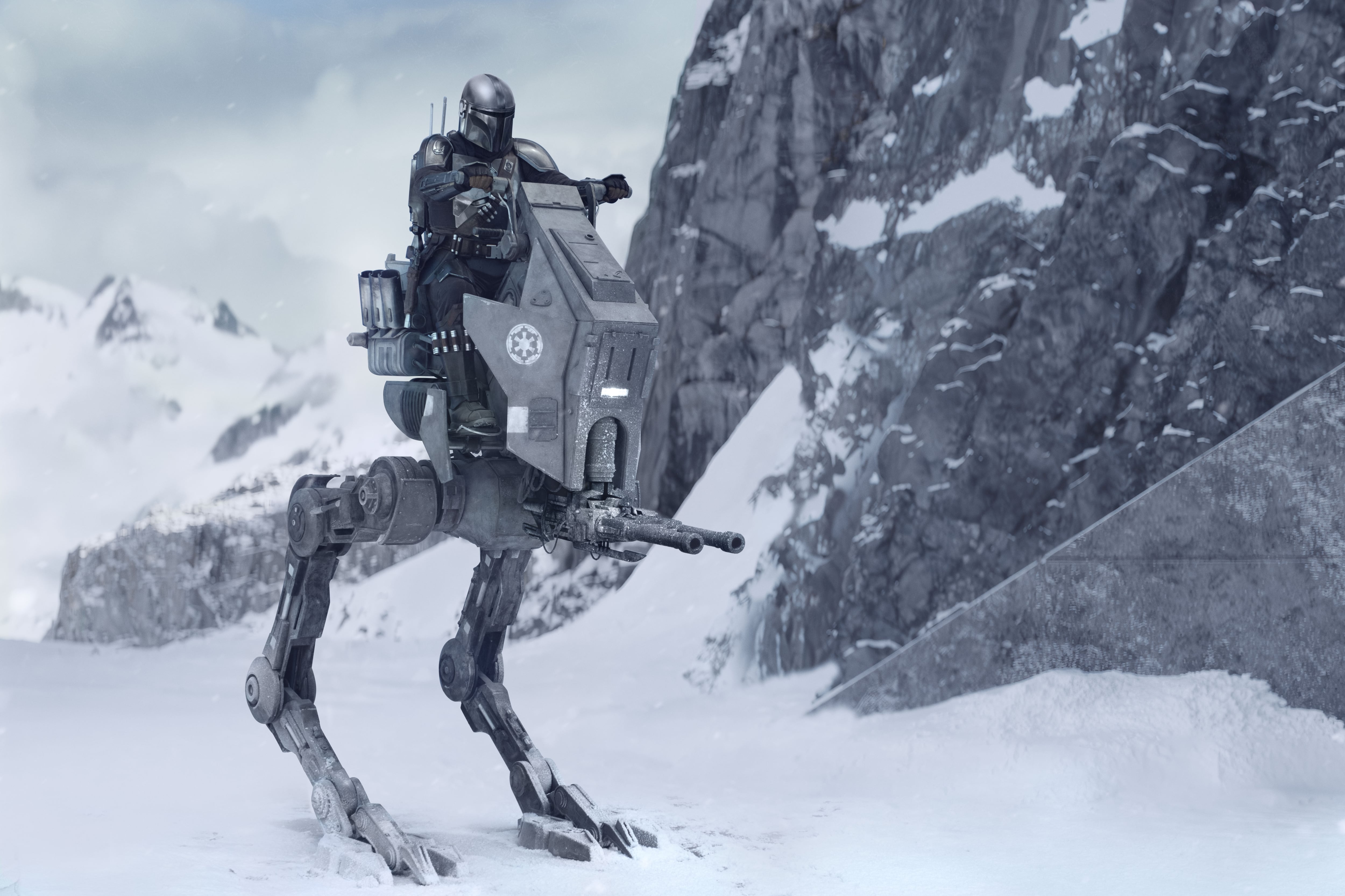 El Mandaloriano (Pedro Pascal) en THE MANDALORIAN AND GROGU de Lucasfilm. Fotografía de Francois Duhamel. © 2026 Lucasfilm Ltd™.