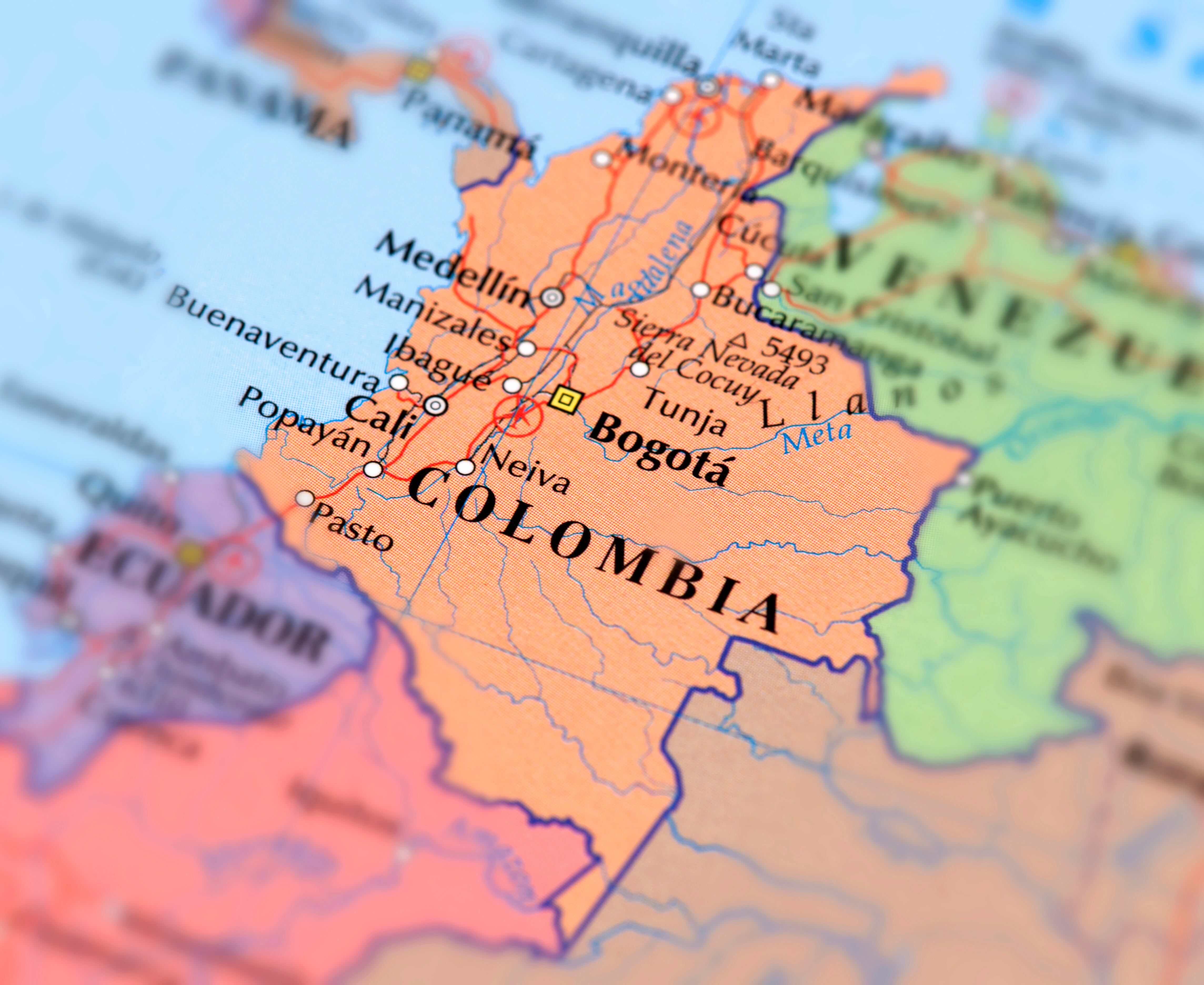 mapa de Colombia