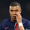 Gesto de Mbappé sobre el Real Madrid.