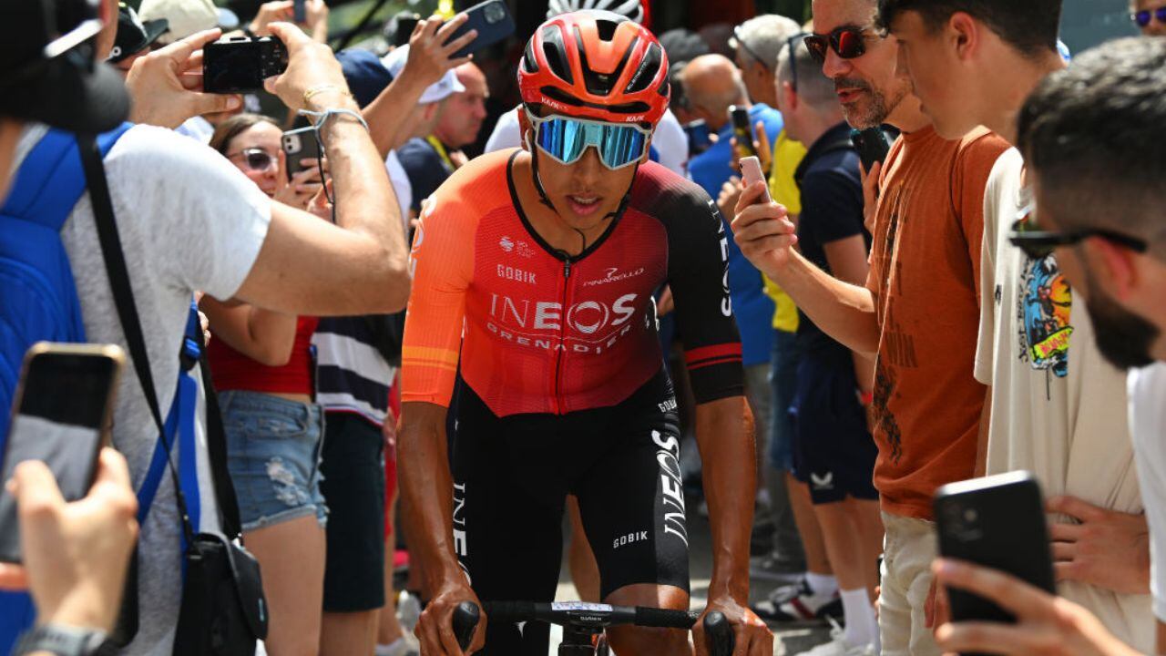Egan Bernal en el Tour de Francia.