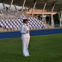 Nacida en Cartagena y criada en Bogotá, la capitán de fragata Liliana Ortiz Reyna ingresó a la Escuela Naval de Cadetes Almirante Padilla, el 14 de enero del año 2000.