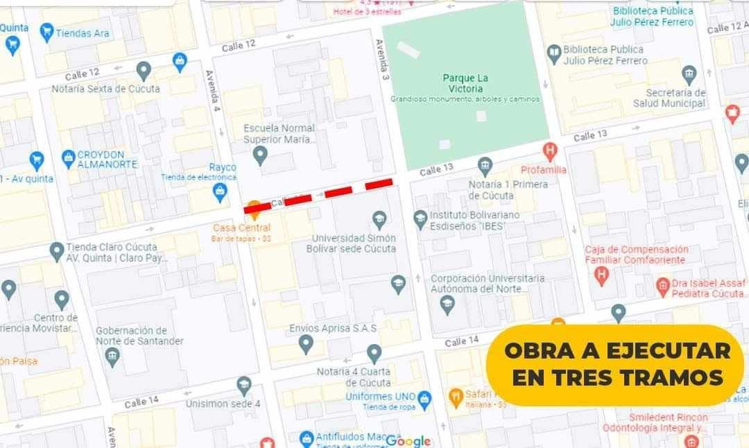 Esta será la zona a intervenir.