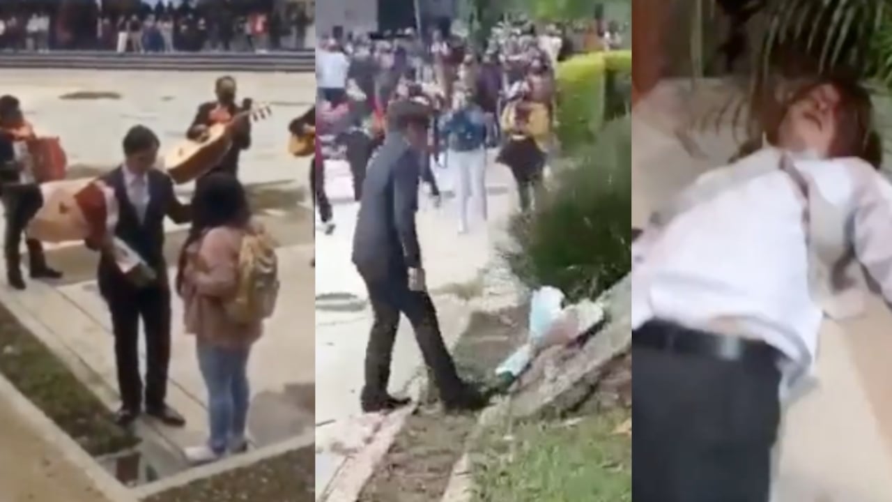 Momentos exactos que vivió el joven.