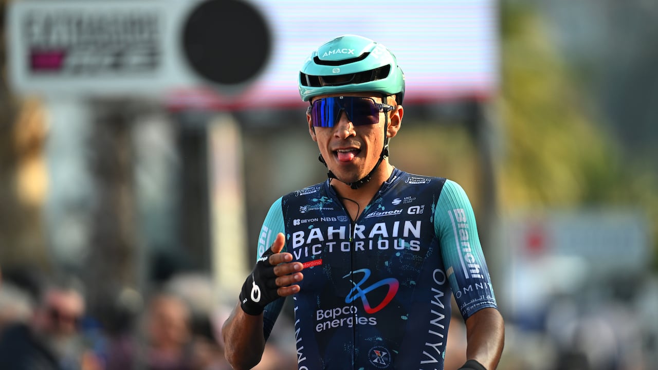 El colombiano Santiago Buitrago forma parte del equipo Bahrain Victorious.
