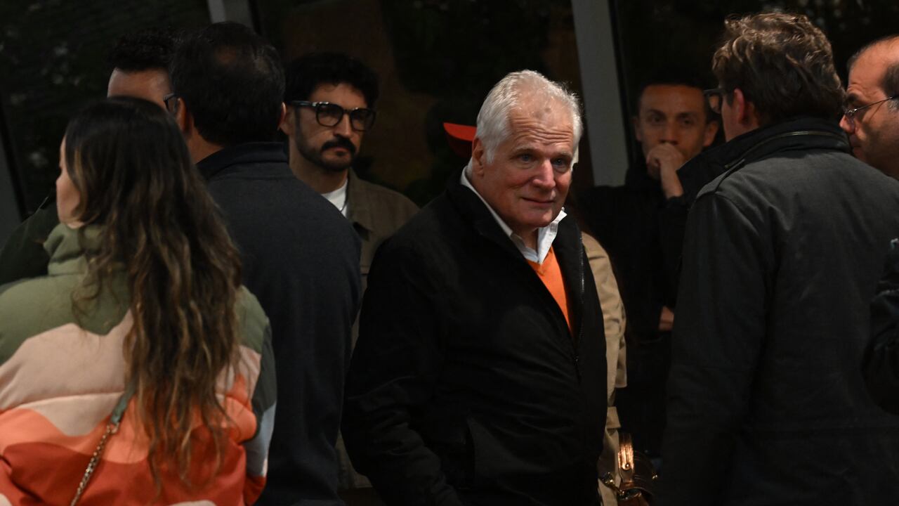 Miguel Uribe Londoño, padre del fallecido senador Miguel Uribe Turbay, el 8 de junio de 2025 en Bogotá
