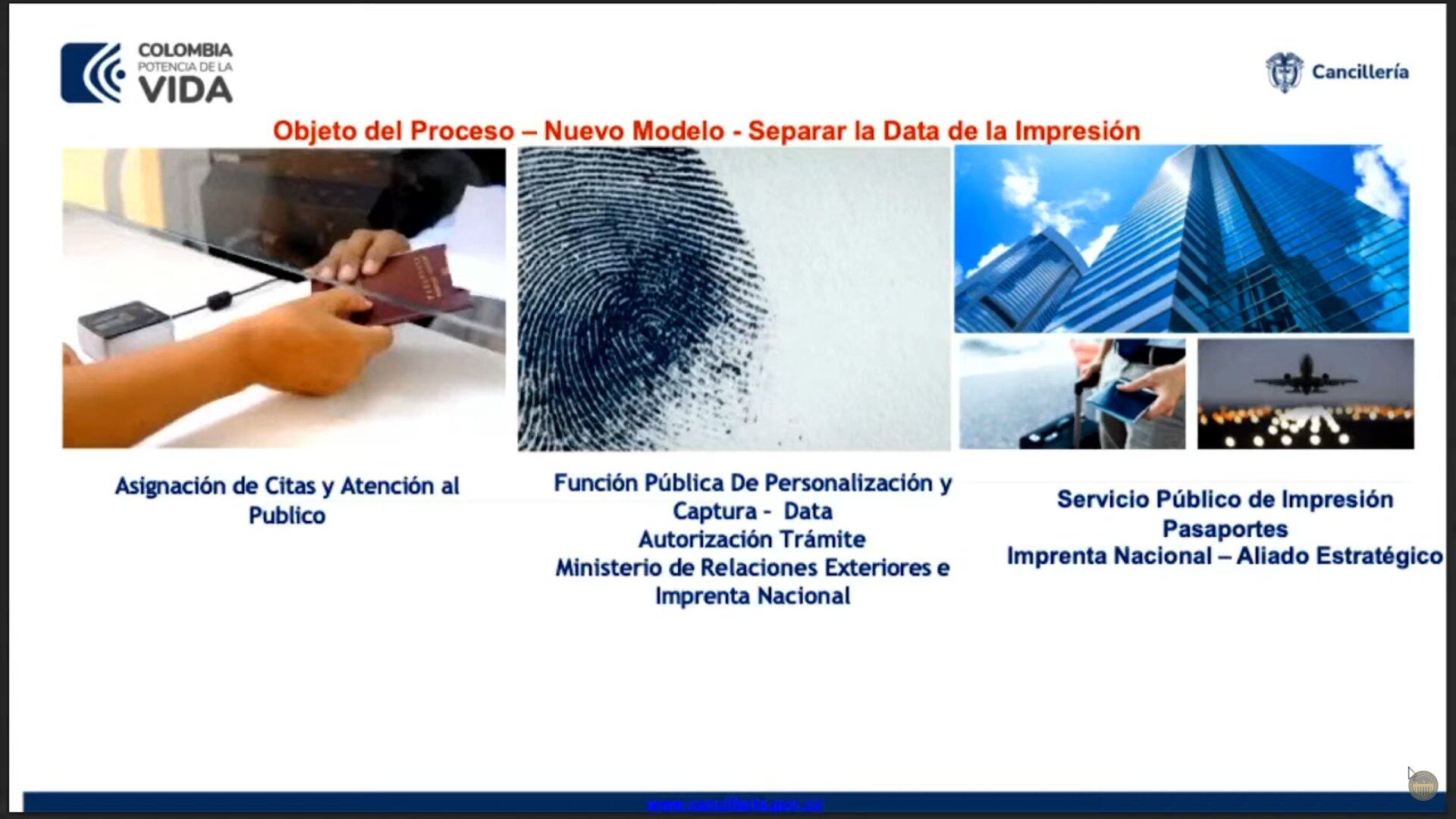 Imprenta Nacional será el aliado estratégico de la Cancillería para el proceso de expedición de pasaportes.