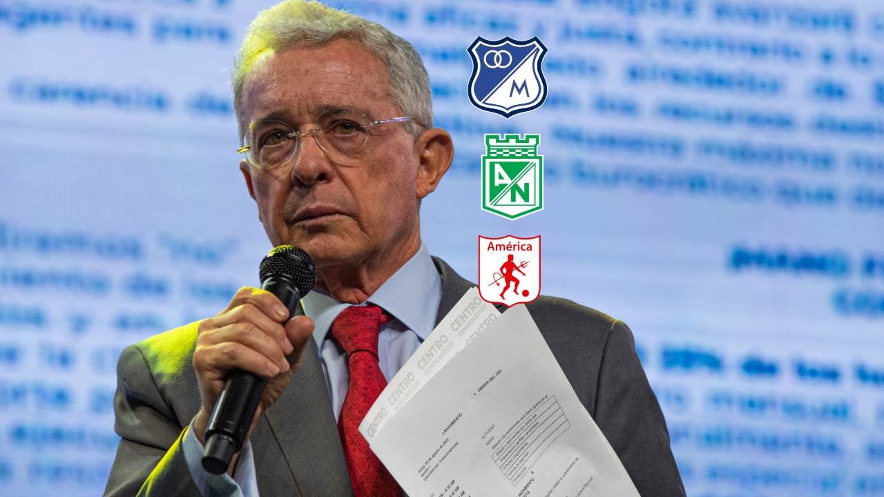 Álvaro Uribe Vélez, político colombiano.