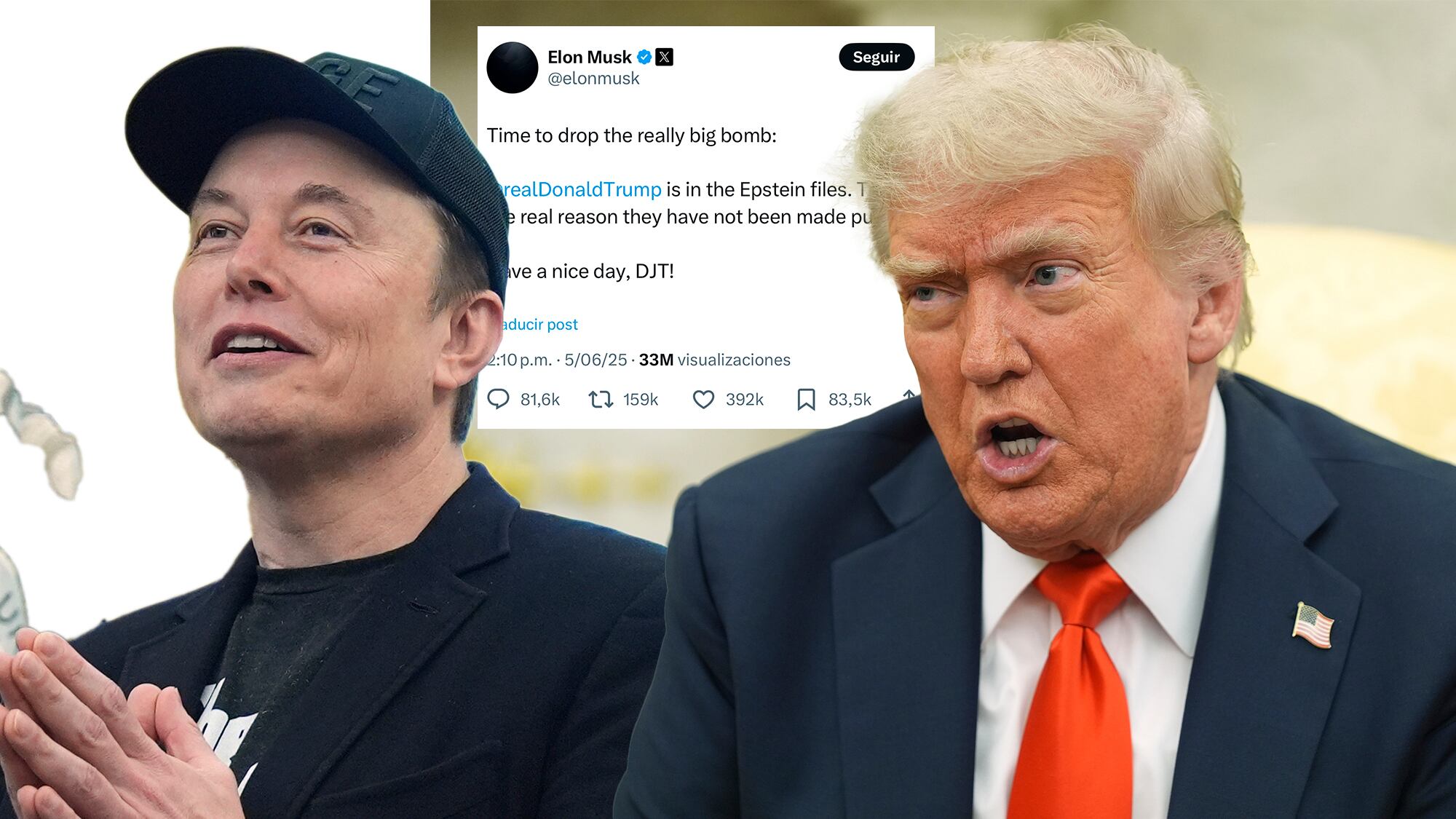 Donald Trumpo Elon Musk twitter
