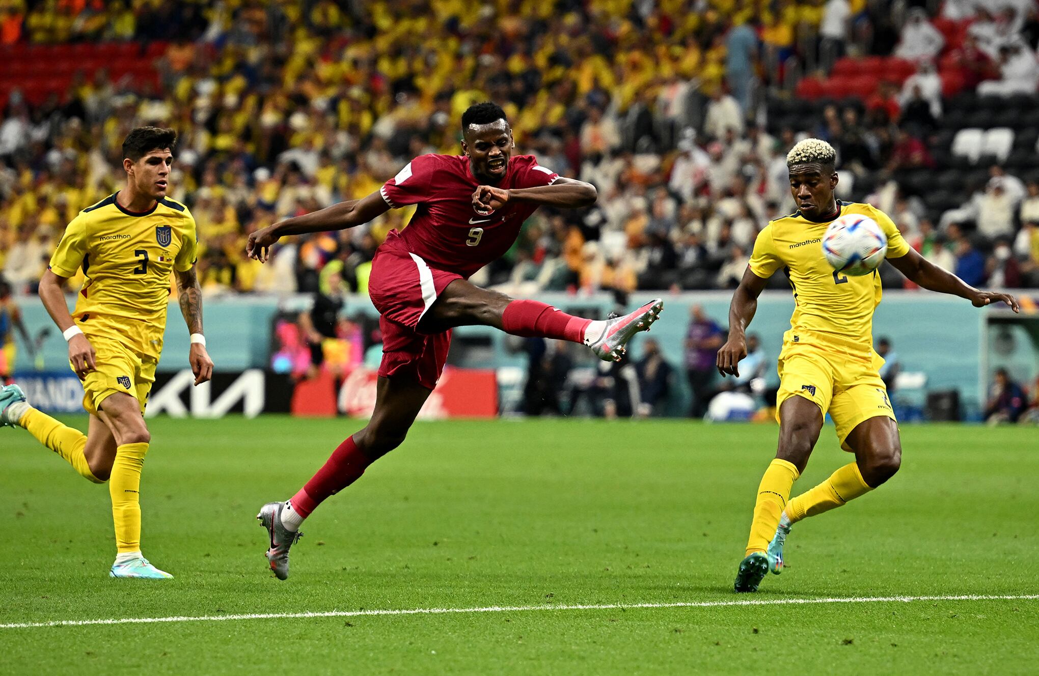 En imágenes : Primer partido de la copa mundo