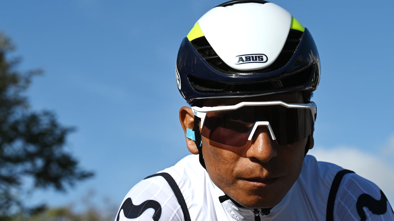 PALMANOVA- CALVIA, SPAIN - JANUARY 29: Nairo Quintana of Colombia and Movistar Team prior to the 34th Challenge Ciclista Mallorca 2025 - 24th Trofeo Calvia a 149.6km one day race from Palmanova to Palmanova on January 29, 2025 in Palmanova - Calvia, Spain. (Photo by Tim de Waele/Getty Images)