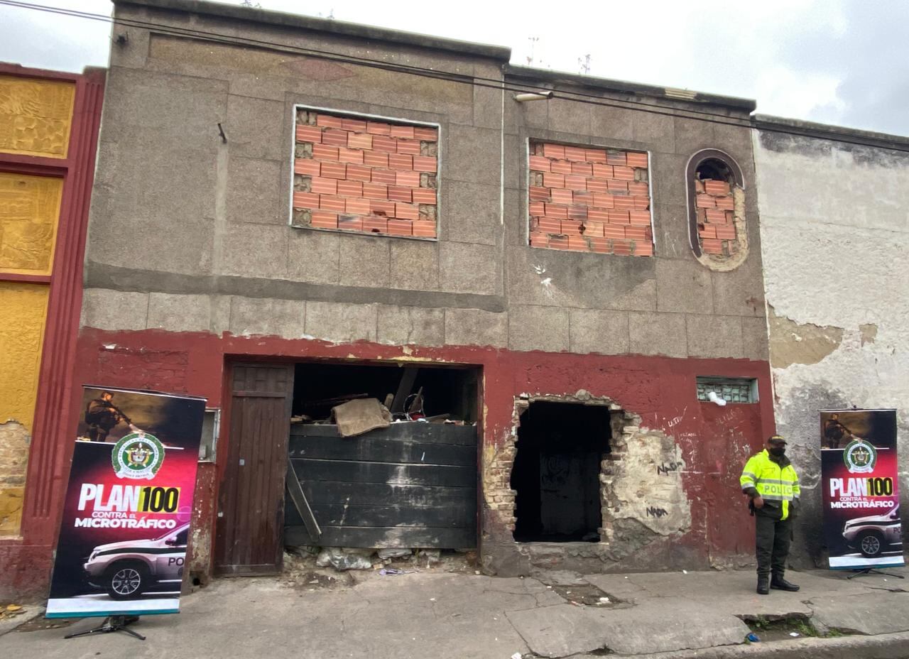 Demolición vivienda dedicada al microtráfico
