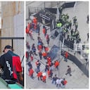 Miembros de Asoinca intentan ingresar al Congreso de la República.