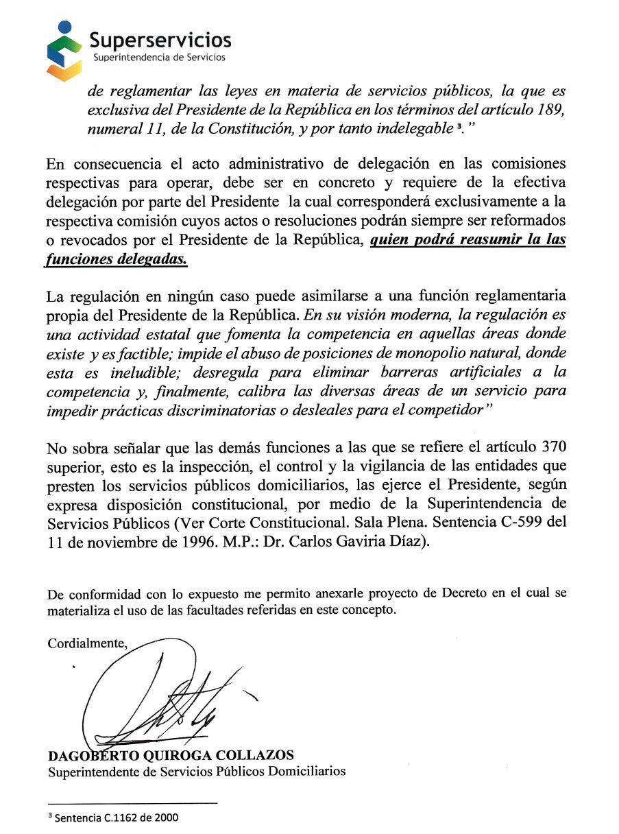 Concepto SuperServicios - Presidente Petro