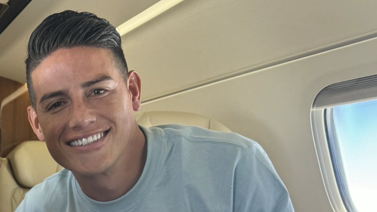 James Rodríguez viajó a Barranquilla en compañía de Christian Daes