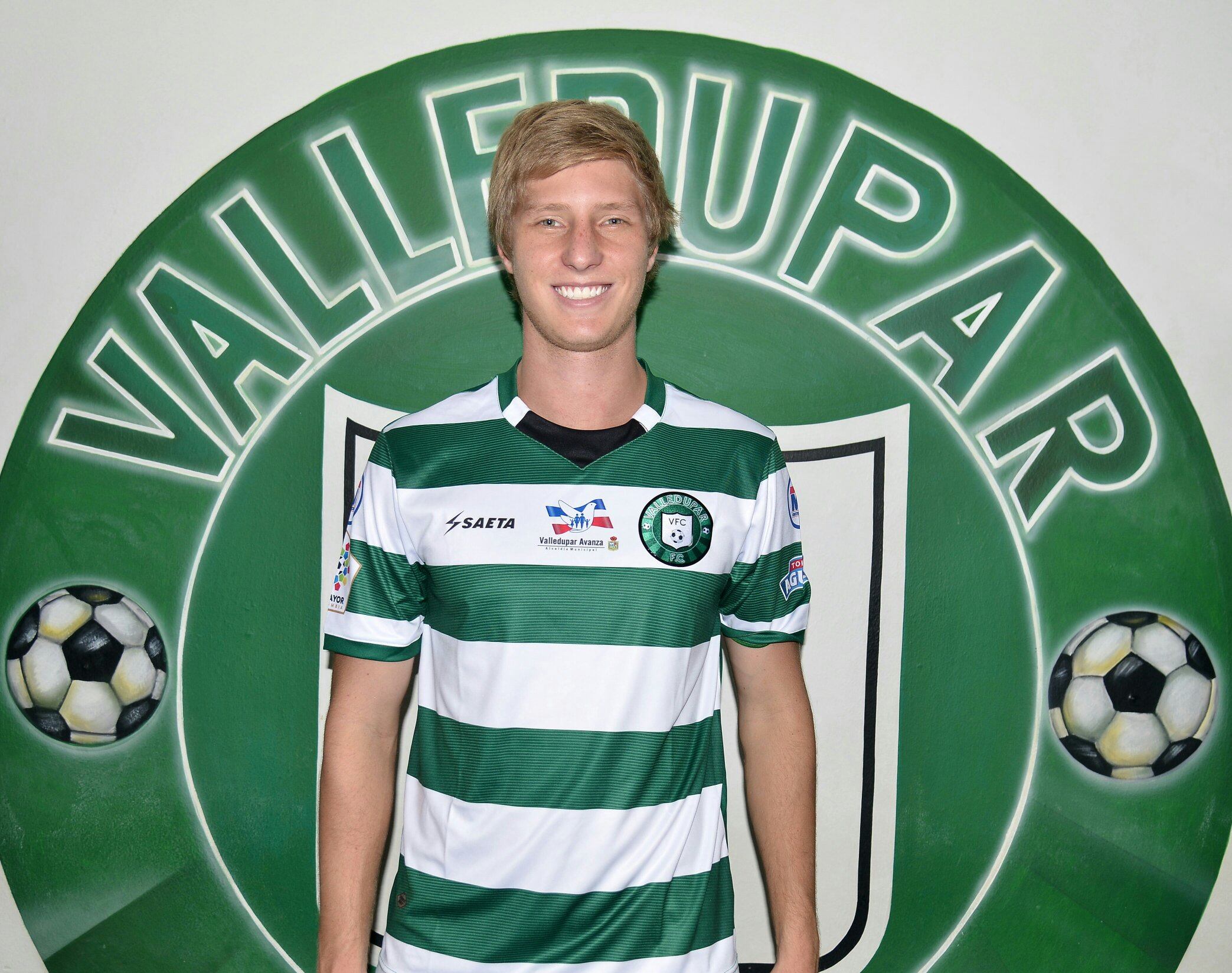 Andrés Llinás en su paso por Valledupar FC en 2018