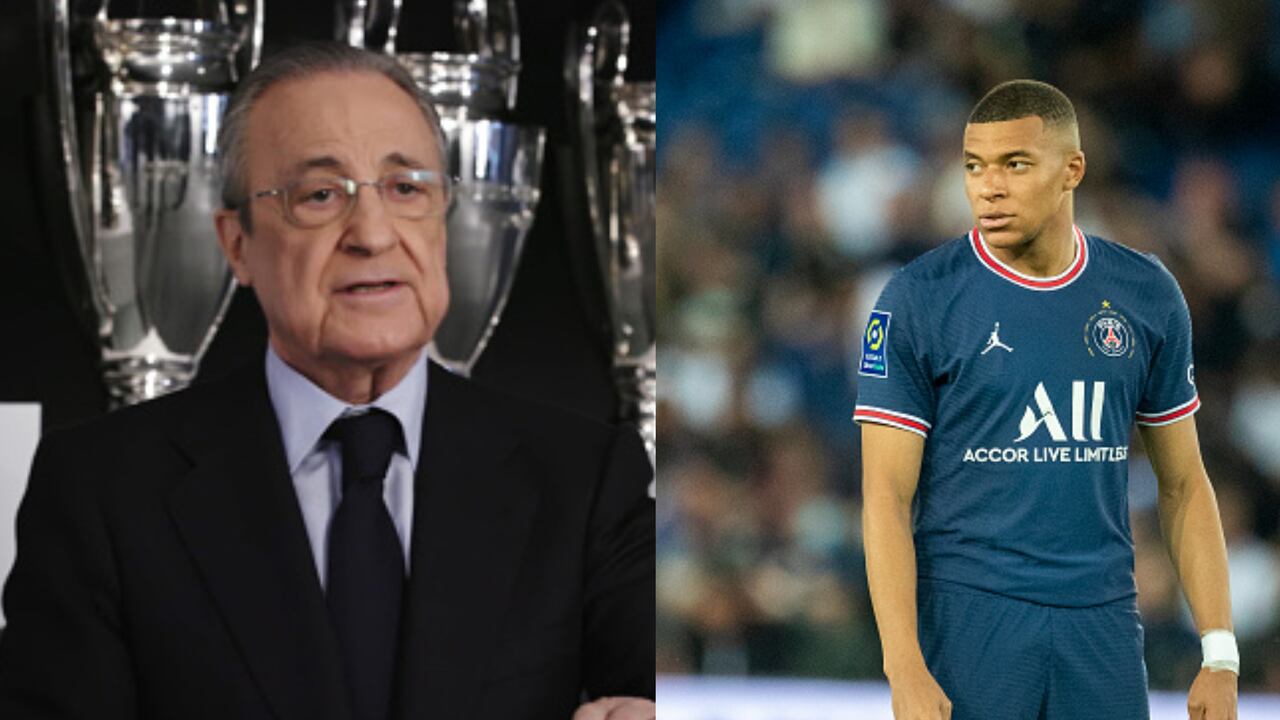 Florentino Pérez indicó que el actual Mbappé "no es su Mbappé".