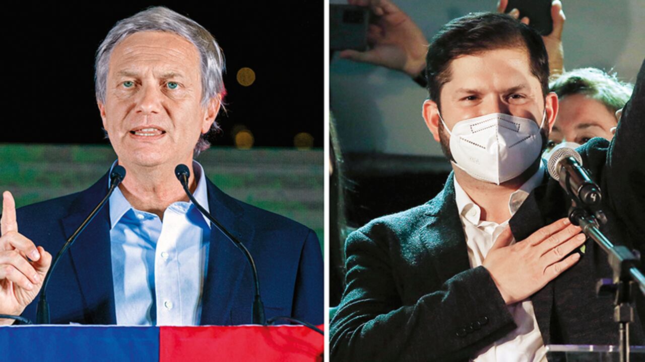 José Antonio Kast y Gabriel Boric lucharán, en una segunda vuelta de infarto y sin favorito, en un país totalmente polarizado entre derecha e izquierda.