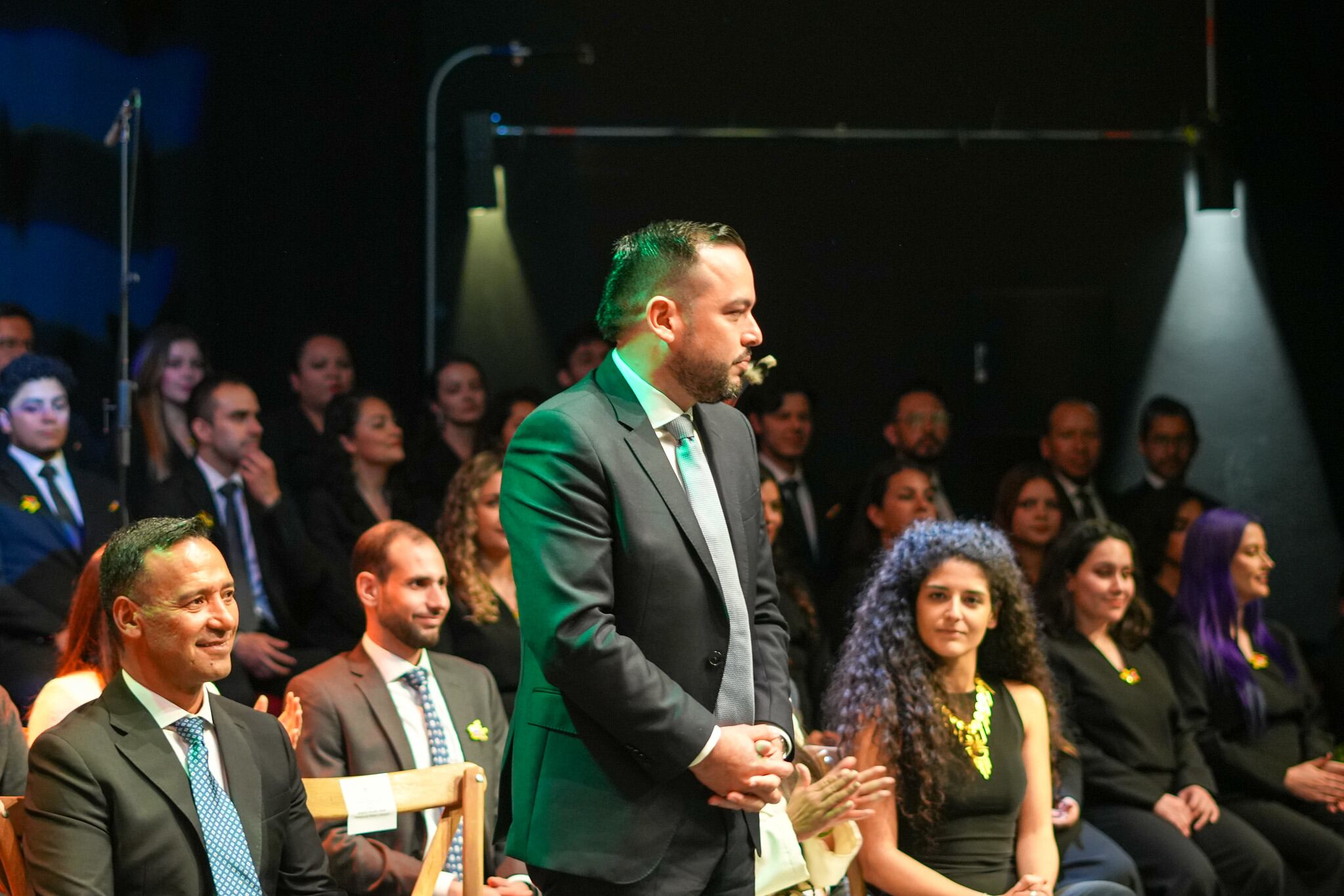 Febrero 27 de 2025. Presentación del nuevo gabinete del Presidente Gustavo Petro en el teatro Delia Zapata. En la foto Edwin Palma, Ministro de Minas y Energía