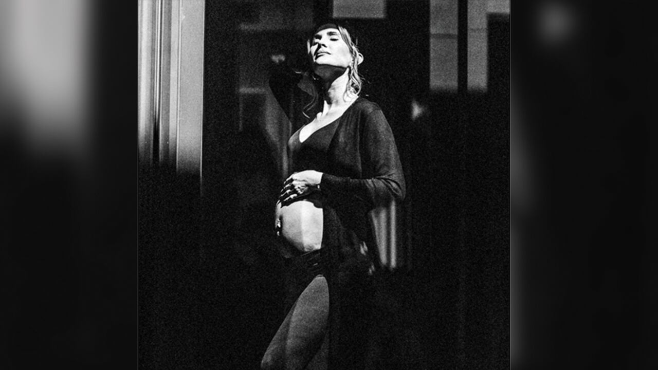 Lorelei Tarón, la esposa de Falcao García, espera de su quinto hijo.