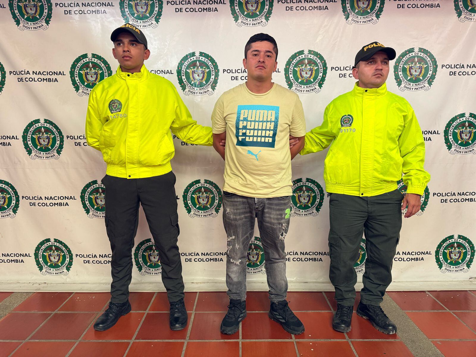 Laudín Fabián Angulo, alias 'el Cabezón',  señalado de robar más de 40 motos en Bucaramanga.