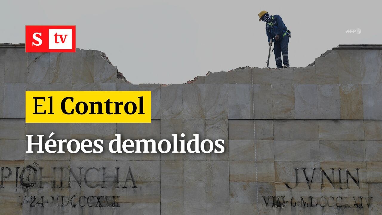 El Control a la caída del monumento de Los Héroes en Bogotá y otros desastres