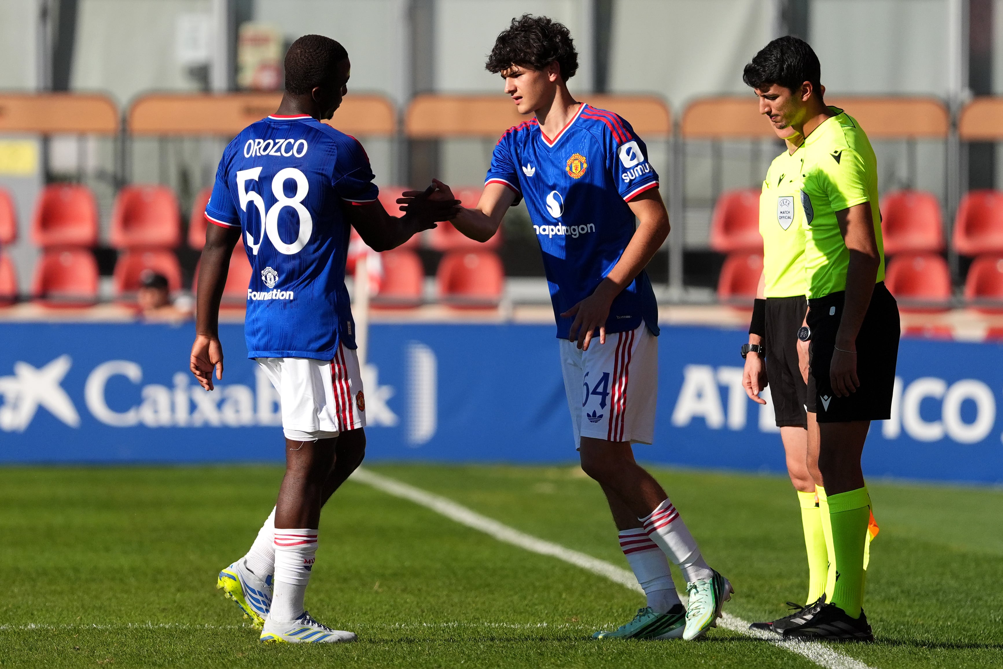 Cristian Orozco contra el Atlético de Madrid