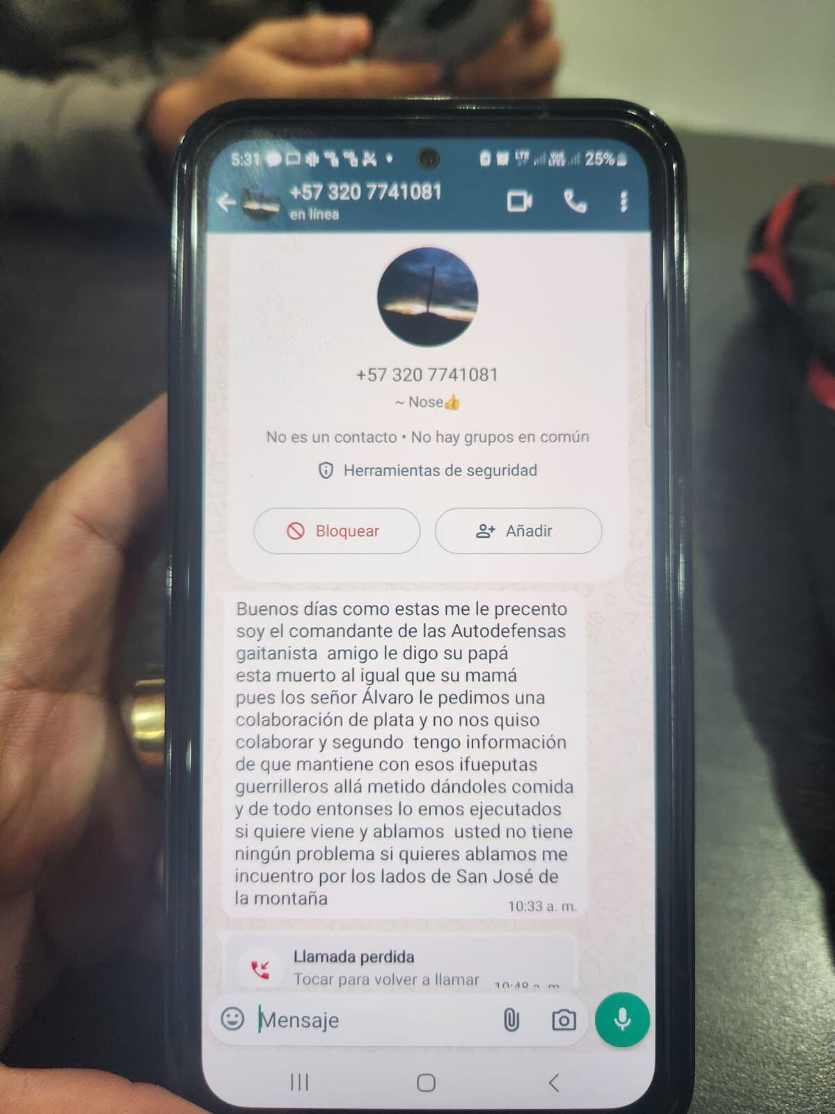 El mensaje del Clan del Golfo tras el crimen de esposos en Antioquia.