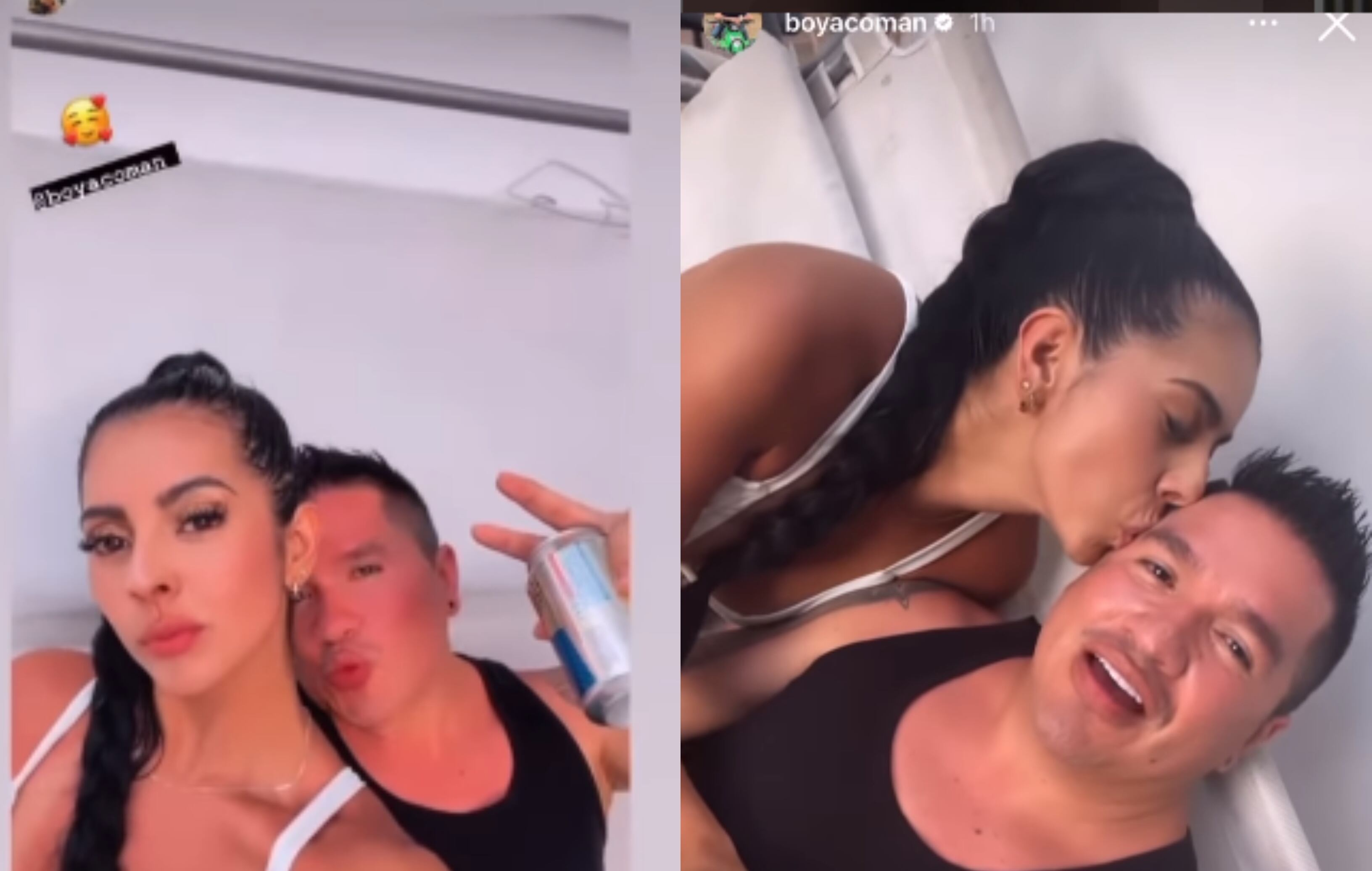 'Boyacomán' y Marcela Marenco.