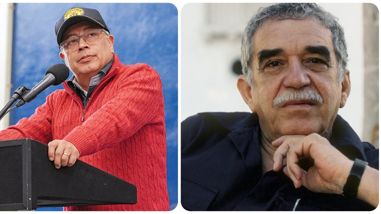 Gustavo Petro y Gabriel García Márquez.