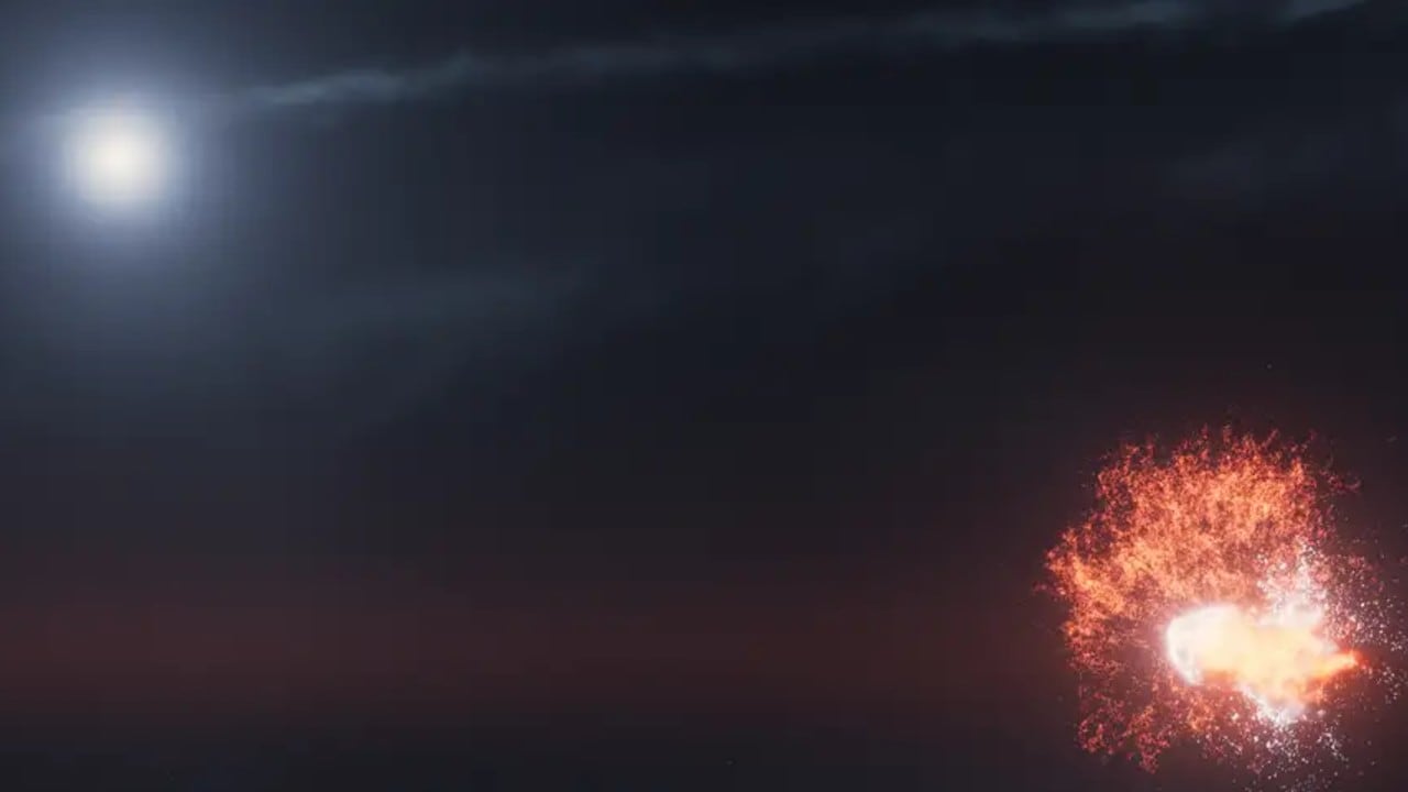 El Hubble capta colisiones inéditas en un sistema planetario.