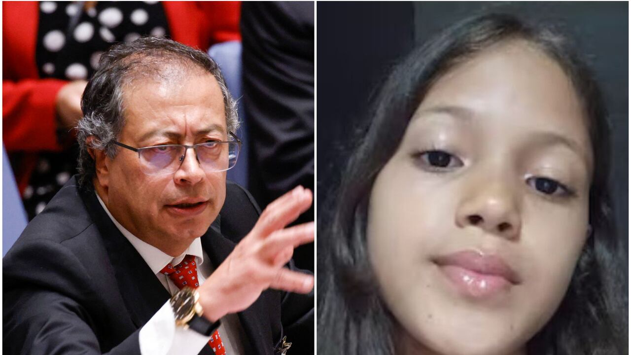 Presidente Gustavo Petro y Sofía Delgado.
