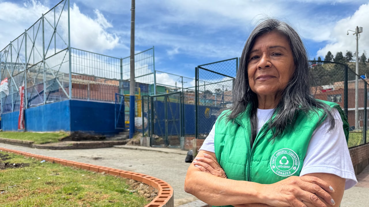 Nelly Marulanda, líder ambiental de Soacha, trabaja por la recuperación de espacios y la educación ambiental en su comunidad.