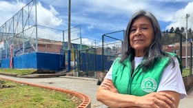 Nelly Marulanda, líder ambiental de Soacha, trabaja por la recuperación de espacios y la educación ambiental en su comunidad.