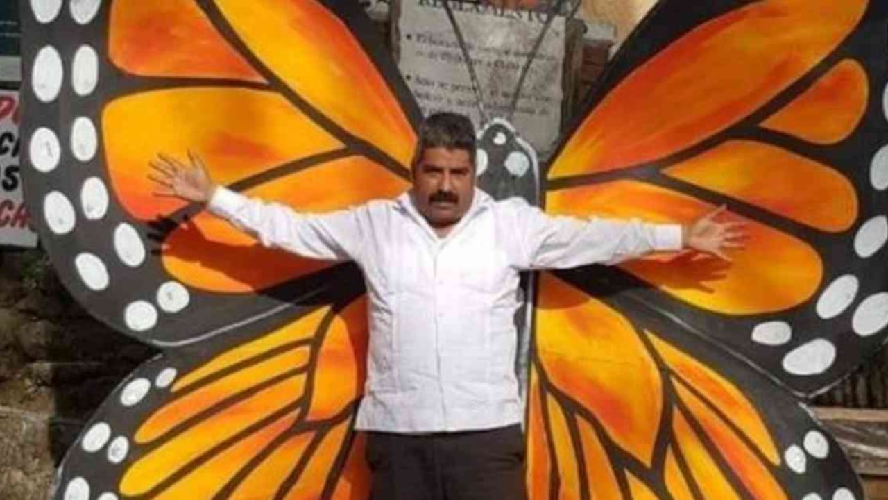 Homero Gómez, de 50 años, administraba la reserva El Rosario, un santuario de mariposas en la ciudad de Ocampo, en el estado de Michoacán. Foto: FACEBOOK/SANTUARIO EL ROSARIO