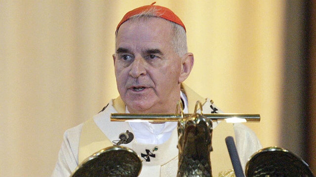 Keith O'Brien, cardenal de Edimburgo, quien renunció a su cargo y no participará en el cónclave.