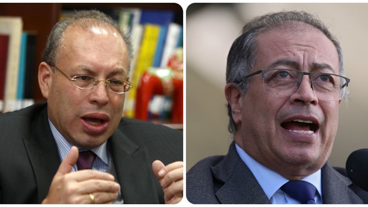 Carlos Ariel Sánchez y Gustavo Petro.