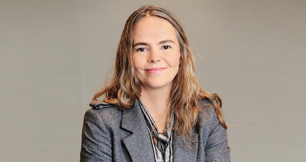    Juana Francisca Llano, presidenta de Suramericana, compañía aseguradora presente en nueve países de América Latina.