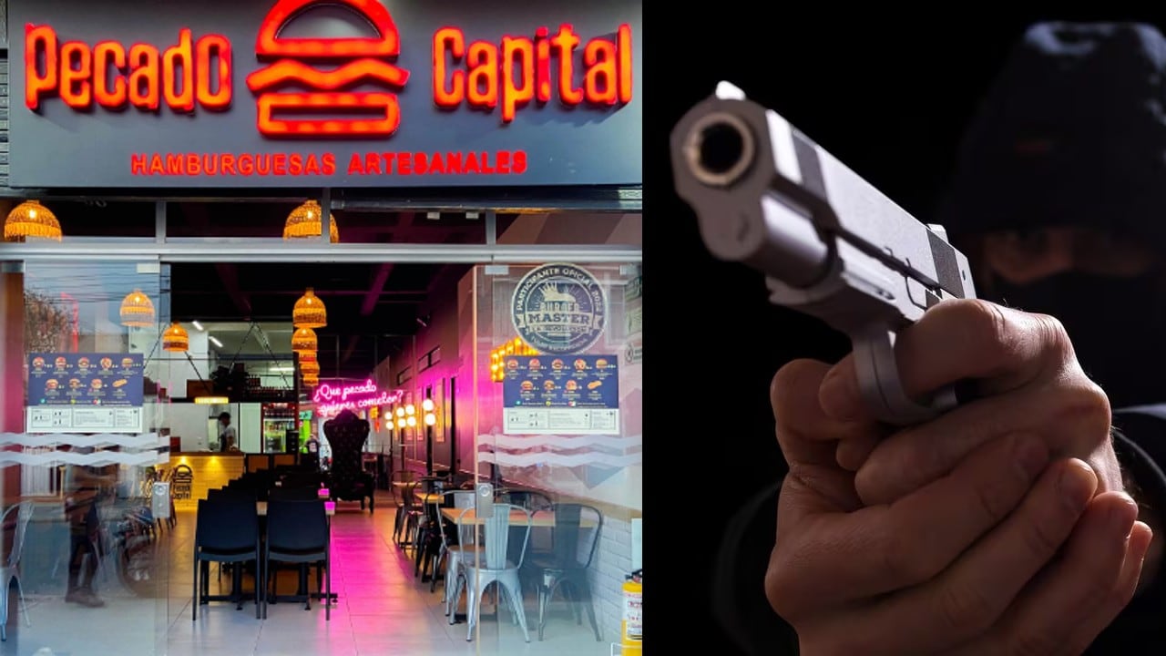 El local asaltado está ubicado en el barrio Cedritos, norte de Bogotá.